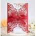 Elegant Invitation Wedding Supplies Laser Cut Glitter Paper Holiday Greeting Card